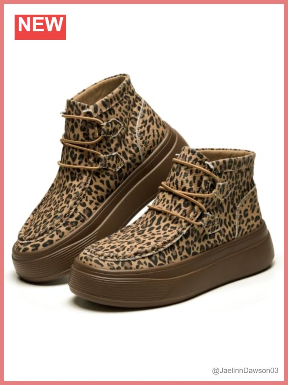 Genuine Suede Platform Chukka Ankle Boots